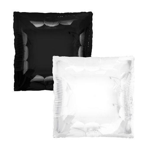 Tuftex Black & White Square 24 Inch 1 Ct